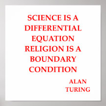 cita de Alan Turing Posters