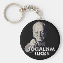 Cita de Churchill: ¡El socialismo chupa! Llaveros