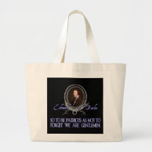Cita de Edmund Burke:  Patriotas y caballeros Bolsa De Mano