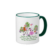 Cita de G.B. Shaw Vegetarian Taza De Café