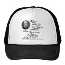 Cita de la Tiranía-Libertad de Jefferson Gorra