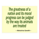 Cita de Mahatma Gandhi Postal