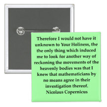 cita de Nicolás Copérnico Pin