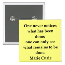 Cita de señora Curie Pin
