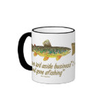Cita del pescador tazas de café