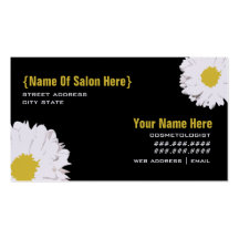 Cita del salón del Cosmetologist - margaritas Tarjeta De Negocio