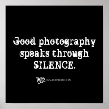 Cita silenciosa de la fotografía posters
