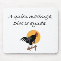 Citas del español alfombrillas de ratón