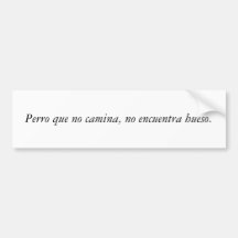 Citas del español etiqueta de parachoque