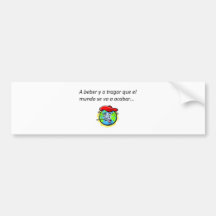 Citas del español pegatina de parachoque