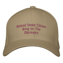 ¡CitizenBring mayor jubilado en los descuentos! Gorra Bordada