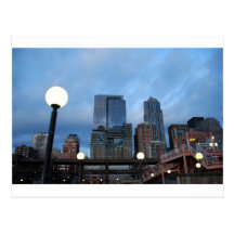 CityscapeEvening041609 Tarjeta Postal