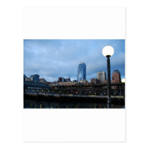 CityscapeEvening041609a Tarjeta Postal