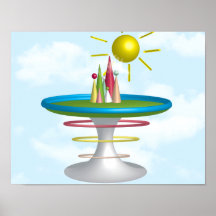 ciudad 3D Posters