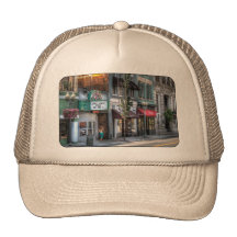 Ciudad - abajo de una calle fina gorras