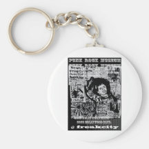 Ciudad anormal del museo del punk rock @ llaveros personalizados