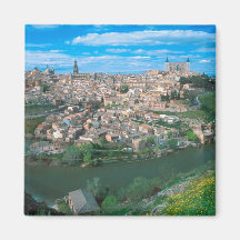 Ciudad antigua de Toledo, España Imanes