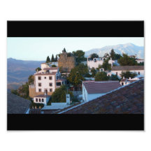 Ciudad de Comares, España - impresión de la foto