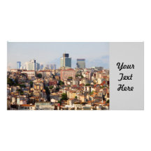 Ciudad de Estambul Tarjeta Fotografica Personalizada