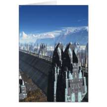 Ciudad de la ciencia ficción tarjetón