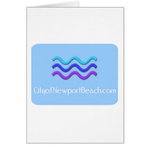 Ciudad de la playa de Newport Tarjetas