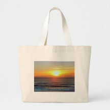 Ciudad de Lincoln, Oregon - puesta del sol Bolsas De Mano