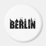 Ciudad de los rascacielos del horizonte de Berlín Iman