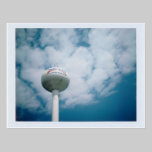 Ciudad de Mackinaw, postal de la torre de agua del tarjetas postales