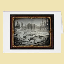Ciudad de Nevada, 1852 de José Blaney Starkweather tarjetas