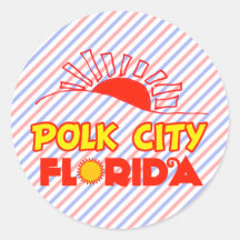 Ciudad de Polk, la Florida Pegatina