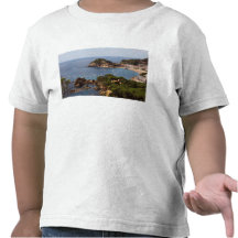 Ciudad de TOSSA DE MRZ. situada en la costa Brava. Camisetas