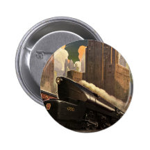 Ciudad del vintage, tren del duplex T1 en pistas d Pins