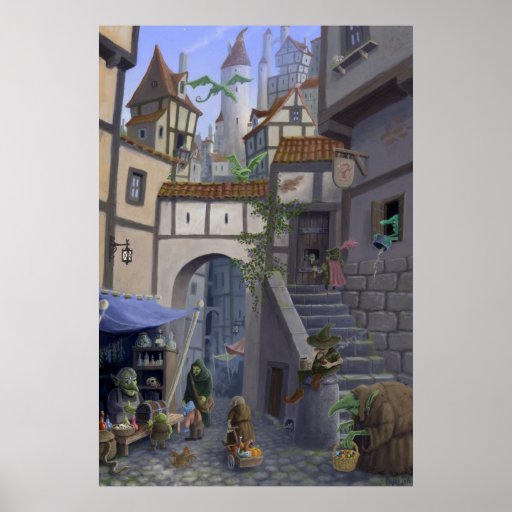ciudad interior del goblin poster
