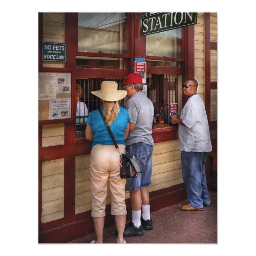 Ciudad - la estación de tren anuncios personalizados
