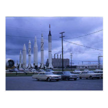 Ciudad los E.E.U.U. de Rocket Tarjeta Postal