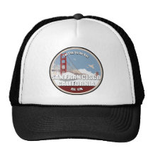 Ciudad por la bahía, San Francisco California Gorras