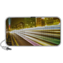 Ciudad por la noche - exposición larga notebook altavoces