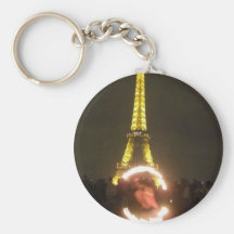 Ciudad preciosa de París de luces Llaveros