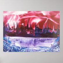 Ciudad sobre el agua poster