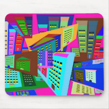 Ciudad virtual Mousepad