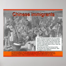 Ciudadanía, peones del chino de la inmigración posters