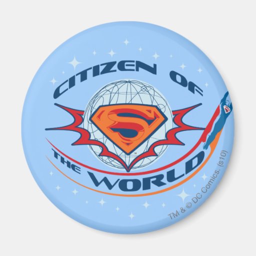 Ciudadano del superhombre del mundo imán