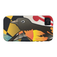 Ciudadano Oriole, pájaro del estado de Maryland iPhone 4/4S Fundas