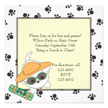 Clancey va en un viaje invitaciones personalizada