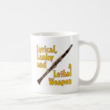 Clarinet mortal taza de café