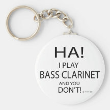 Clarinete bajo de la ha llaveros personalizados