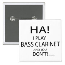 Clarinete bajo de la ha pin