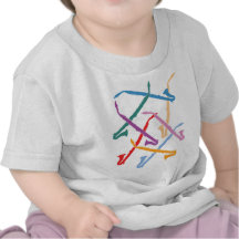 Clarinets coloridos del alto camiseta