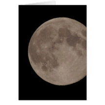 Claro de luna lunar por satélite de la luna felicitacion 