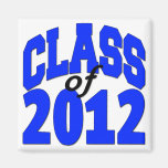 Clas de 2012 (azul) imán de frigorífico